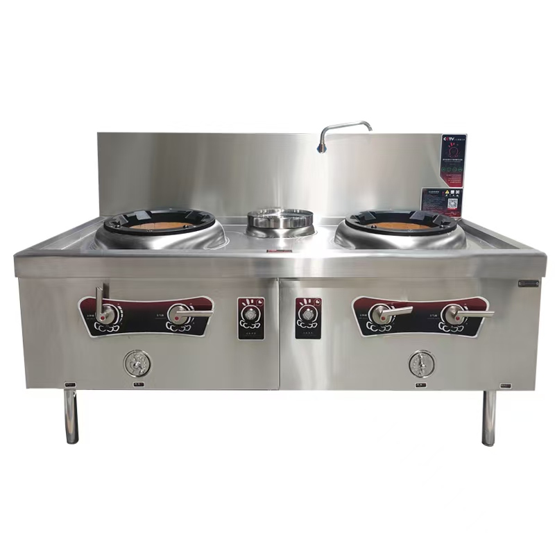 三眼鼓風(fēng)灶（風(fēng)氣流動式）